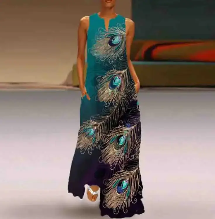 Black Floral Long Sleeve Dress for Women - Image 6