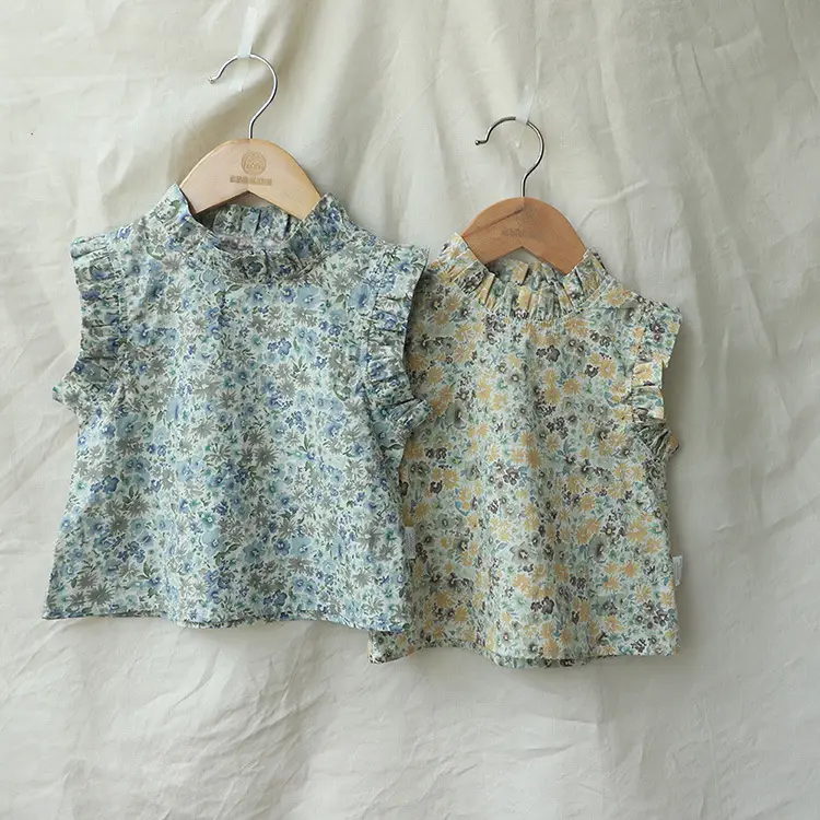 Girls' White Ruffled Vest Baby Small - Image 6