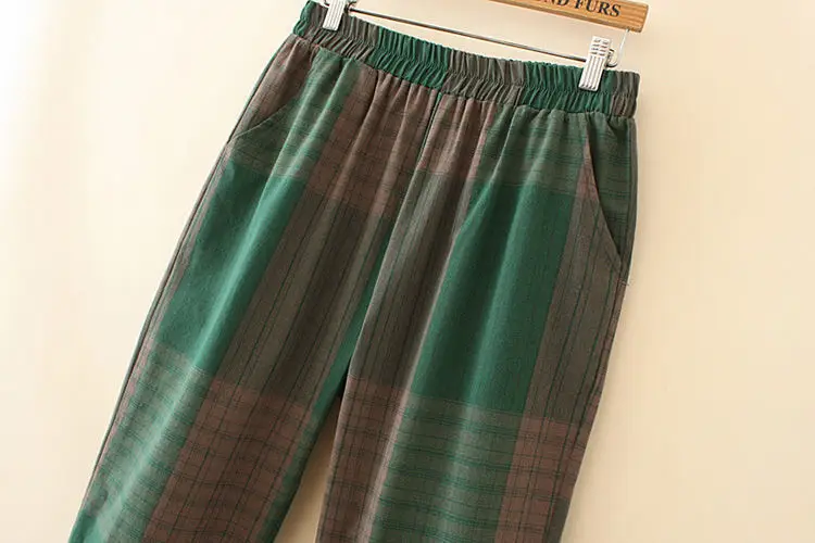 Women Plaid 2-Piece Summer Suit Large — feature 12