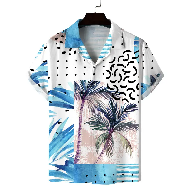 Havana Printed Short Sleeve Shirt for Men - Image 19