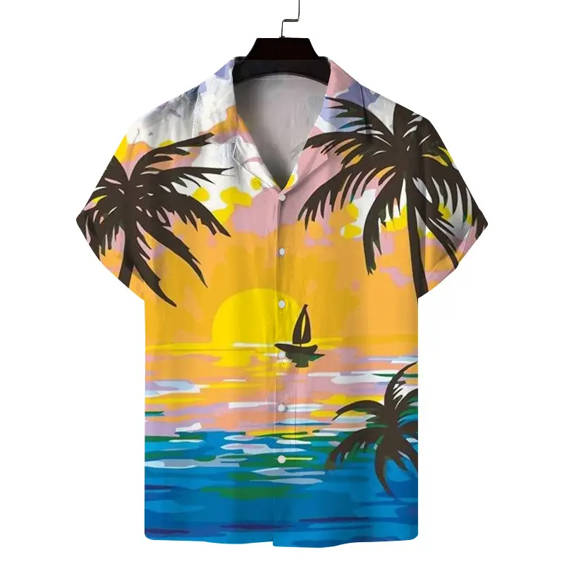 Havana Printed Short Sleeve Shirt for Men — feature 5