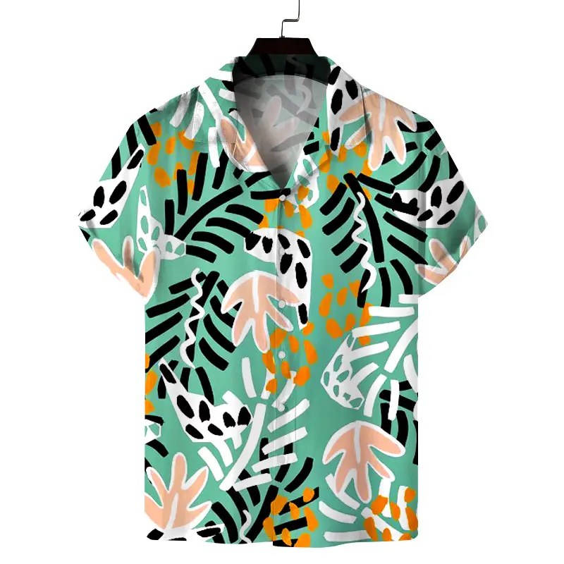 Havana Printed Short Sleeve Shirt for Men — feature 12