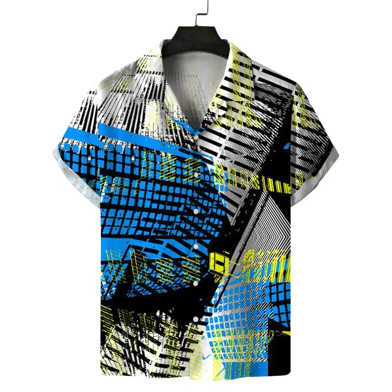 Havana Printed Short Sleeve Shirt for Men - Image 11