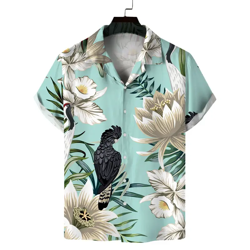 Havana Printed Short Sleeve Shirt for Men - Image 16