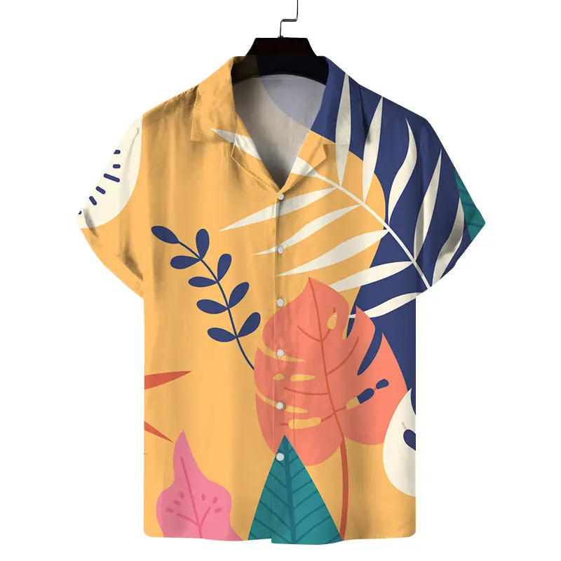 Havana Printed Short Sleeve Shirt for Men — feature 4