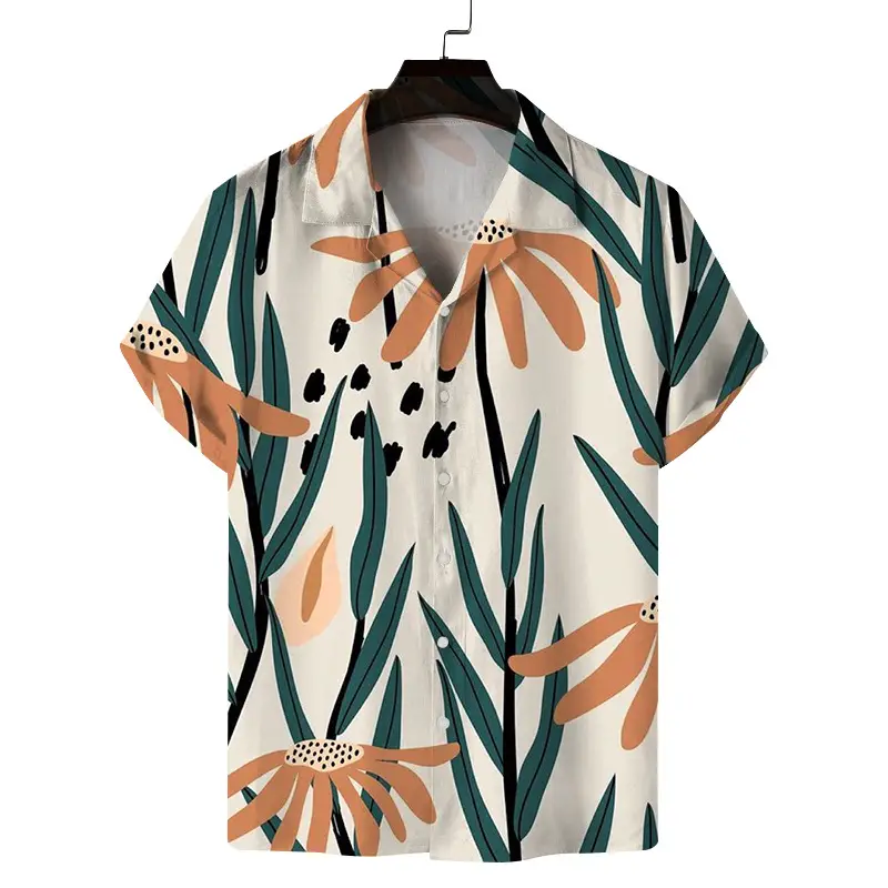 Havana Printed Short Sleeve Shirt for Men — feature 7