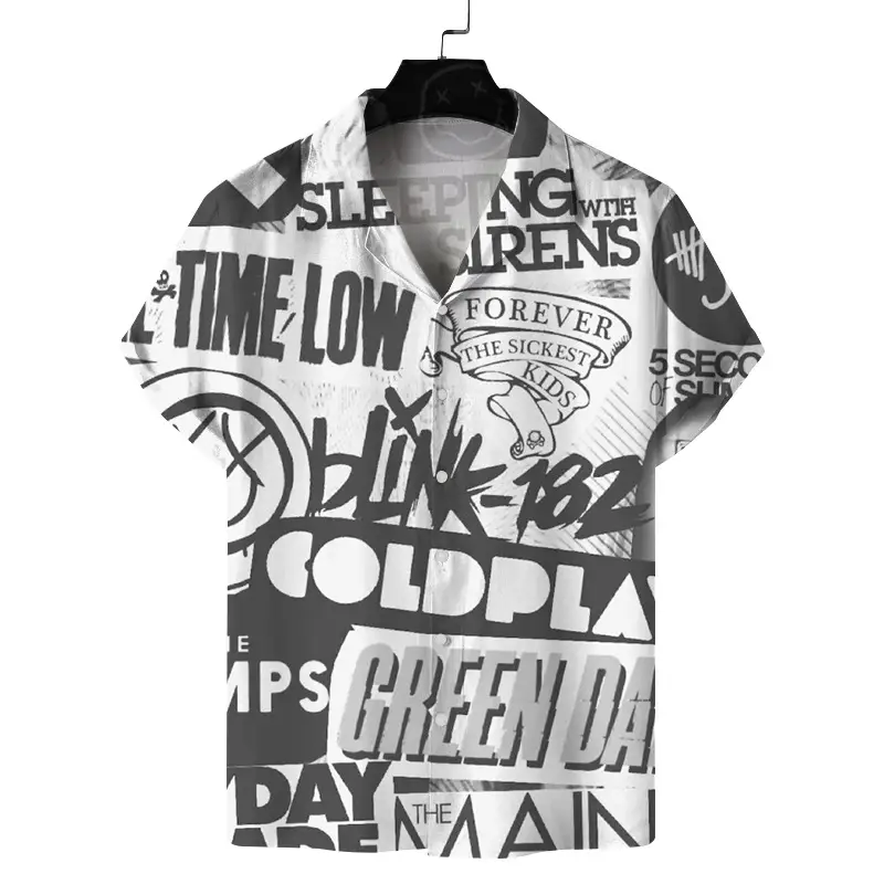 Havana Printed Short Sleeve Shirt for Men - Image 8