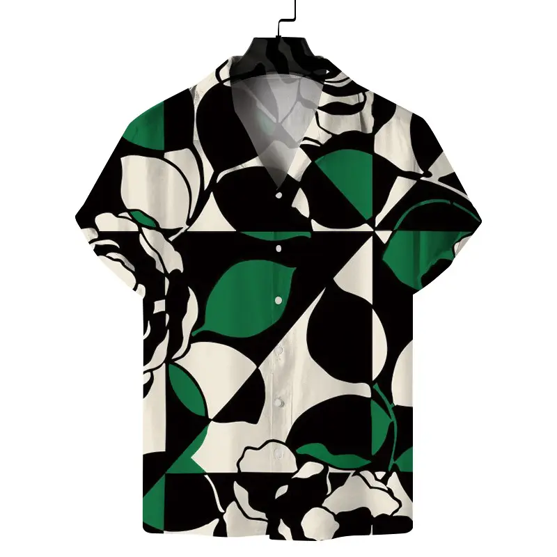 Havana Printed Short Sleeve Shirt for Men - Image 9