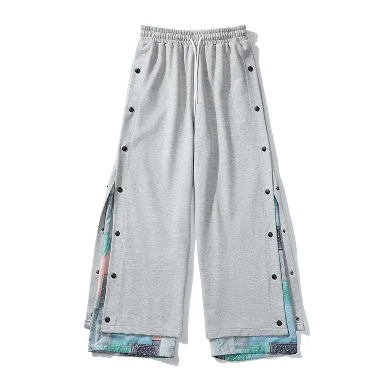 2022 Fake Two-Piece Casual Pants Men's Hong Kong Style Loose Running Pants - Image 7