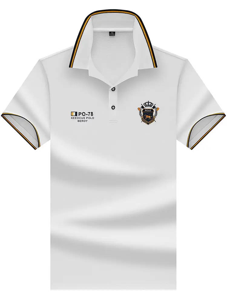 Ali Tiger Men's Yellow Polo Shirt with Embroidery - Image 7