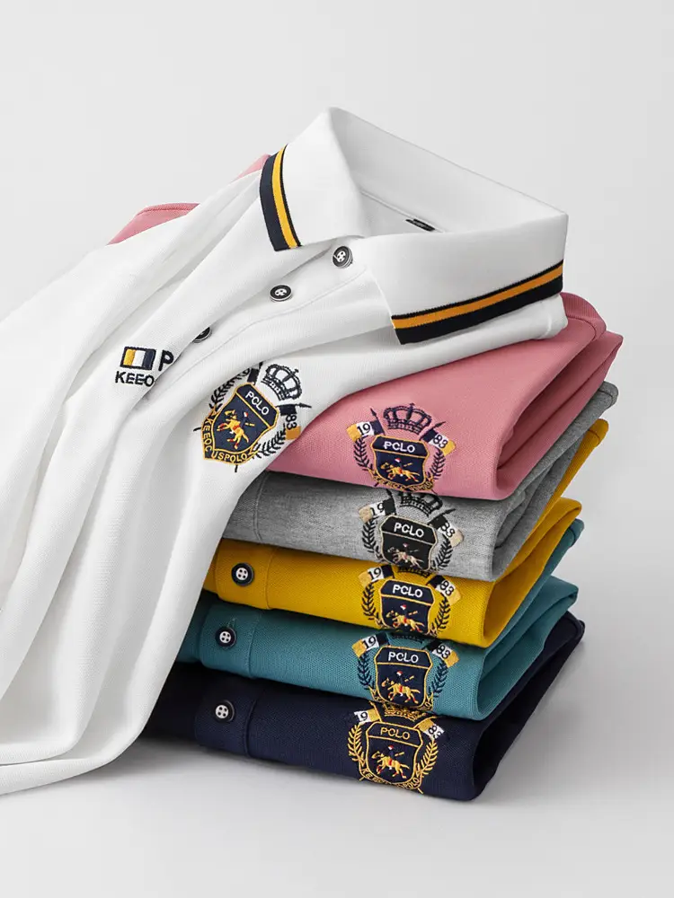 Ali Tiger Men's Yellow Polo Shirt with Embroidery - Image 10