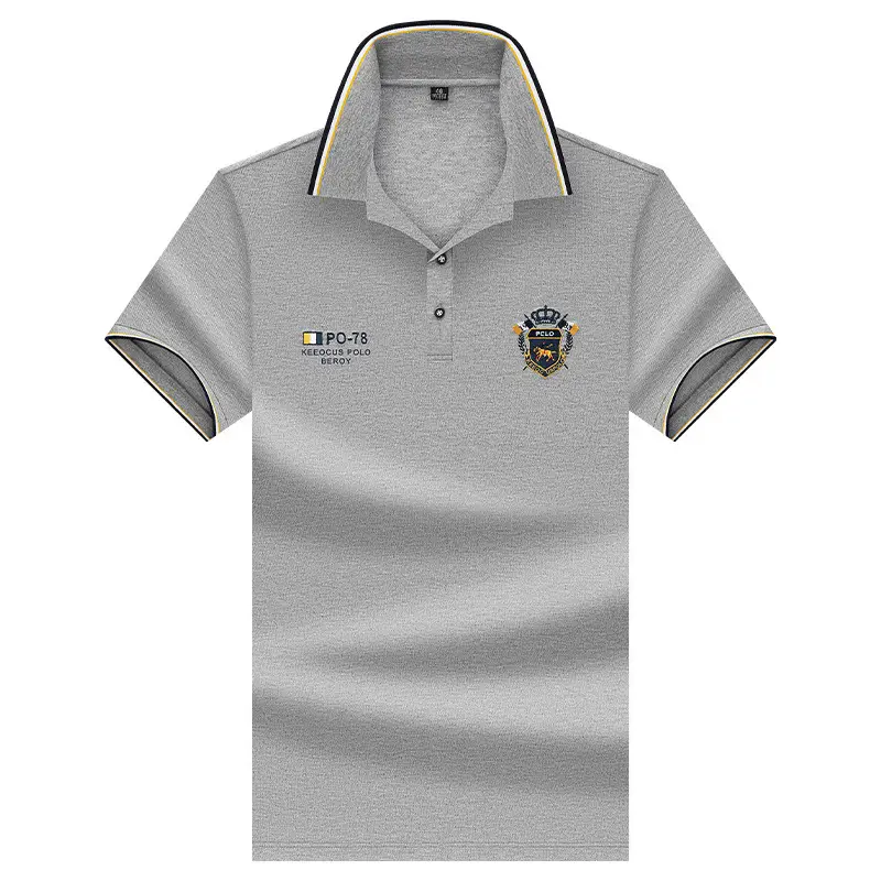 Ali Tiger Men's Yellow Polo Shirt with Embroidery - Image 5