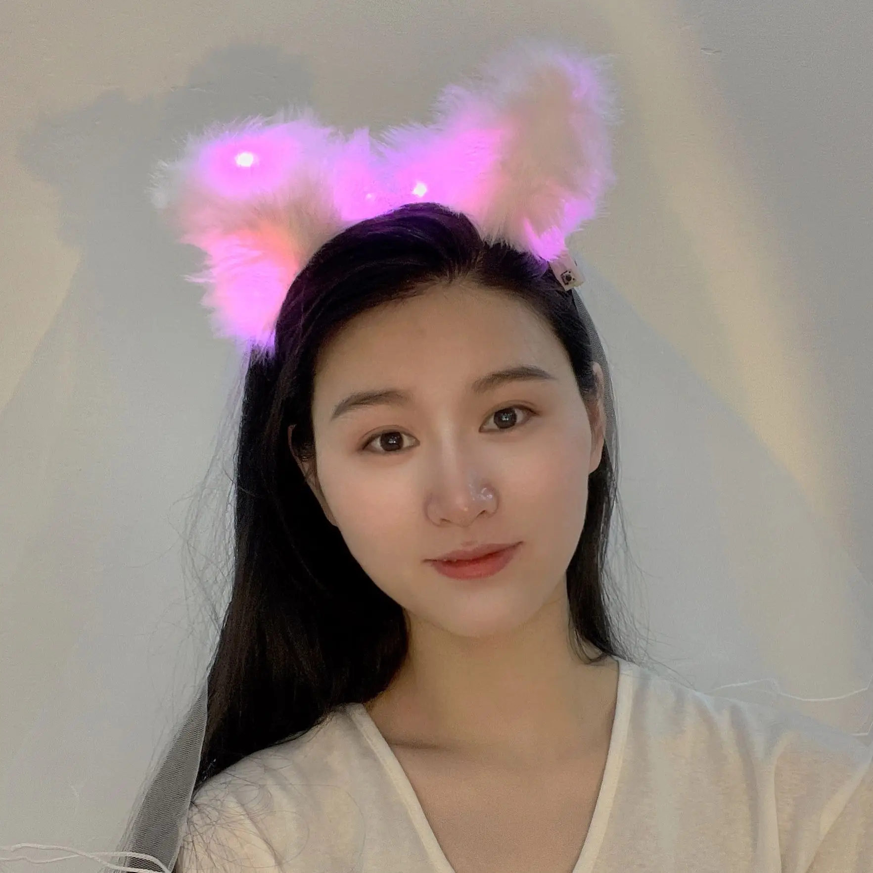 Plush Fox Cat Ear & Headband Set for Girls - Image 10