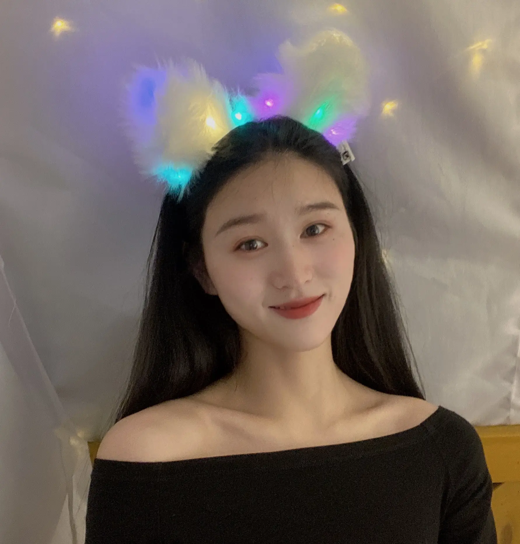 Plush Fox Cat Ear & Headband Set for Girls - Image 9