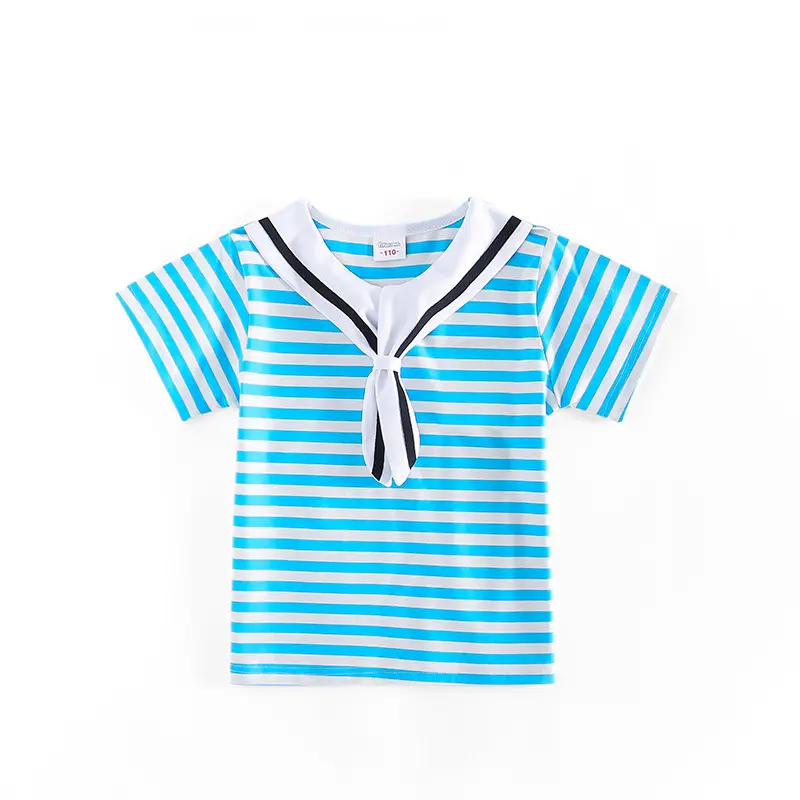 Light Blue PIPA Kids Summer T-Shirt Short Sleeve - Image 10