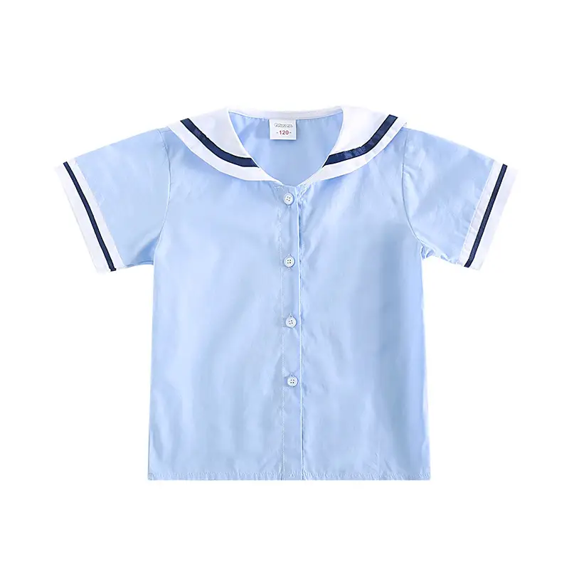 Light Blue PIPA Kids Summer T-Shirt Short Sleeve - Image 5