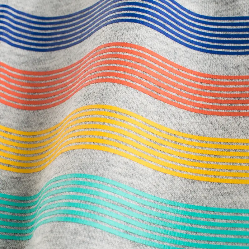 27Kids Korean Style Boys Shorts Gray Rainbow Stripes Dropshipping - Image 4