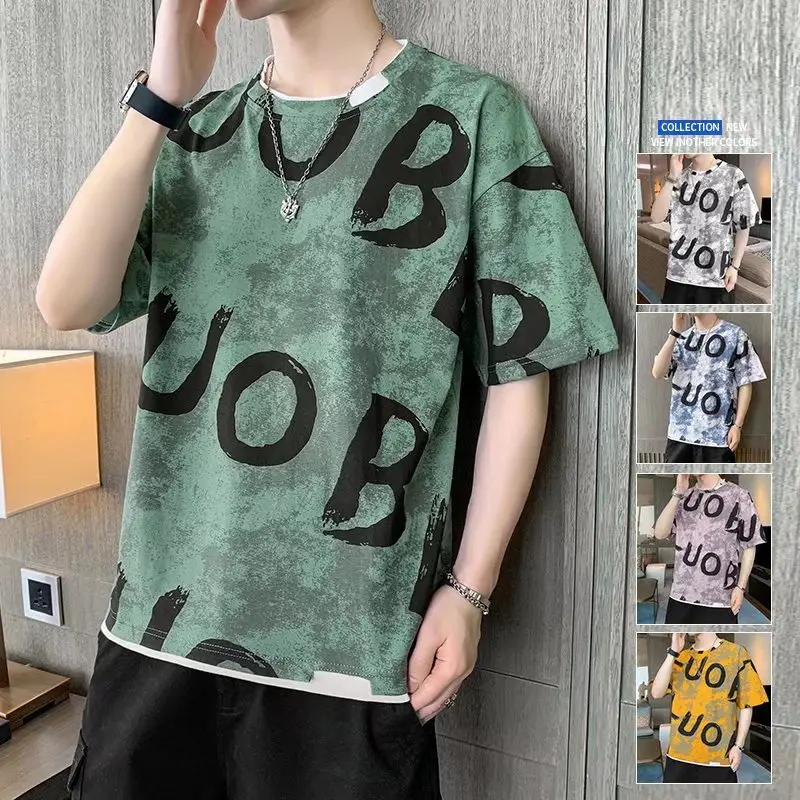 Men Printed T-Shirt LUO Design Purple - Image 6