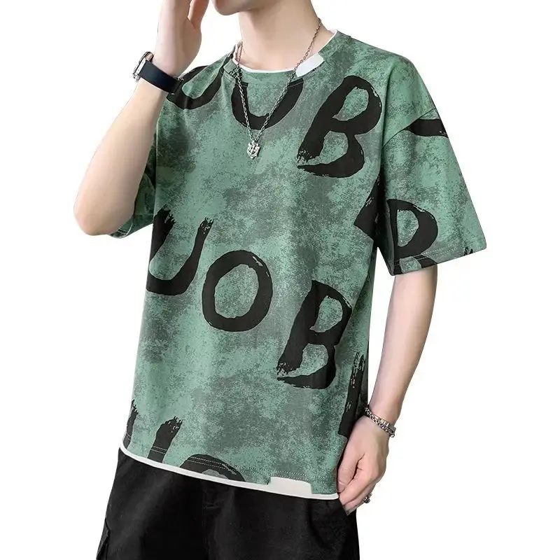 Men Printed T-Shirt LUO Design Purple - Image 8