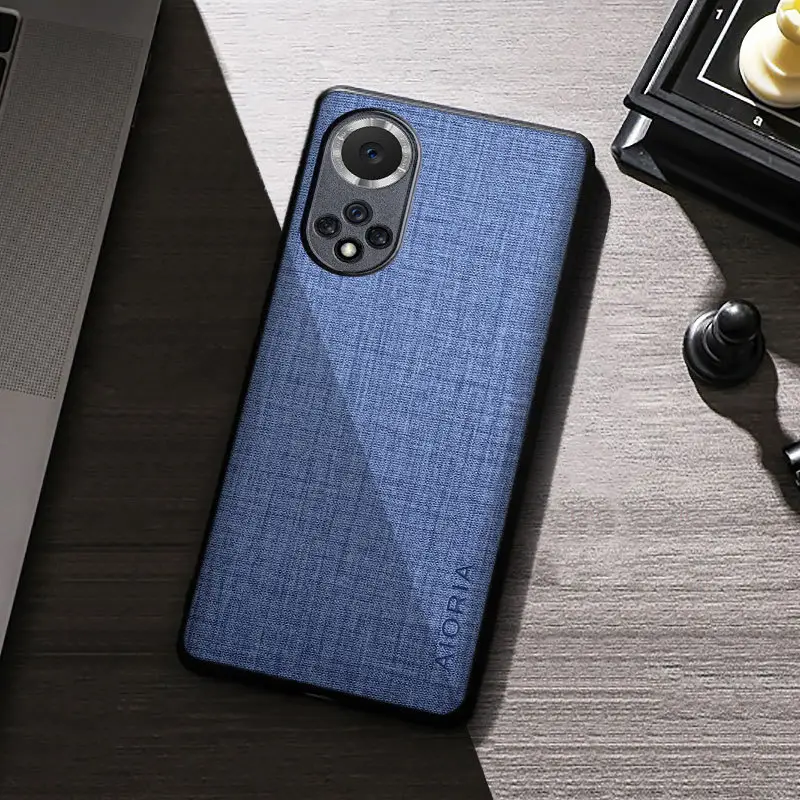 Huawei Phone Case Anti-Slip PU Leather Green - Image 4