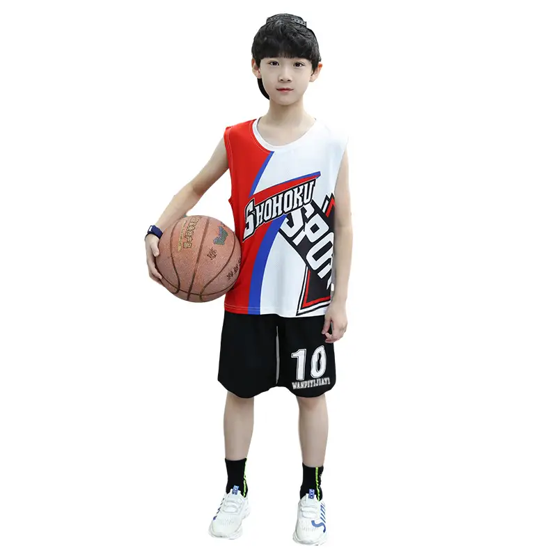 Boys Football Uniform Blue Red 10 Size Summer 2025 - Image 7