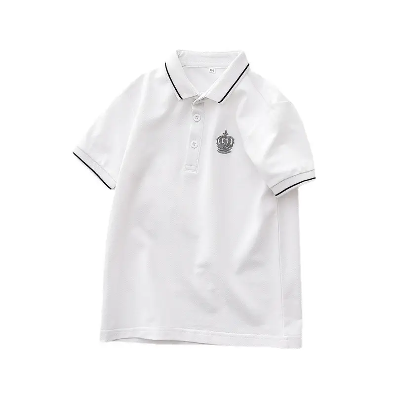Girls Polo Shirt Light Blue Summer Wear