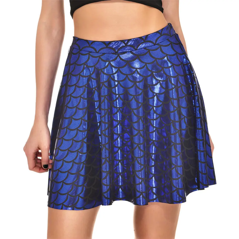 Shiny Fish Scale Skirt Multi-Color Multi-Size