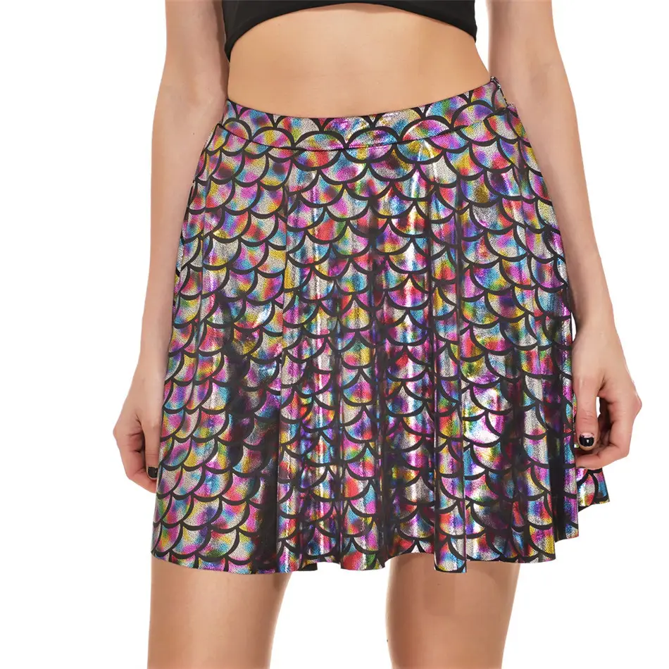 Shiny Fish Scale Skirt Multi-Color Multi-Size