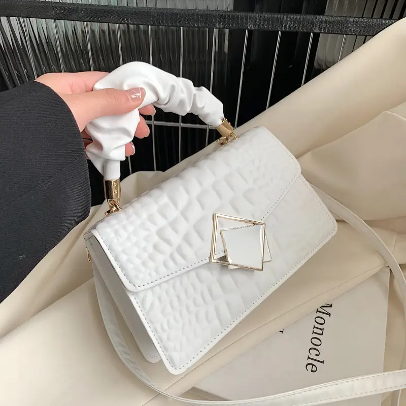 White Quilted Crossbody Bag for Women 2026 - Image 6