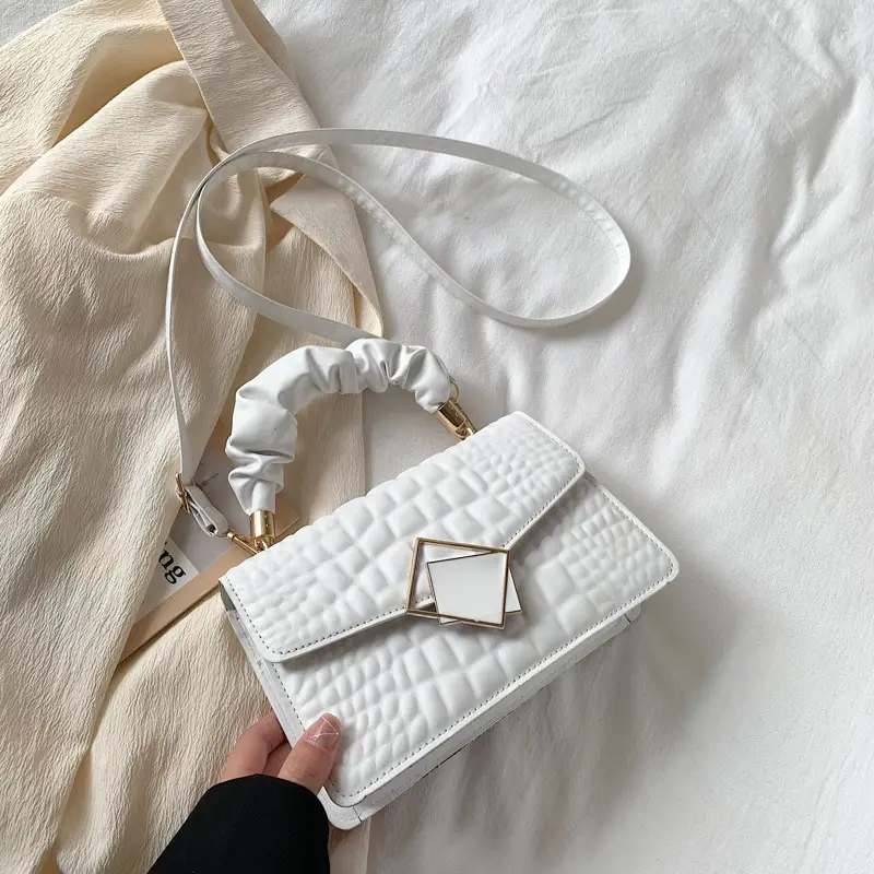 White Quilted Crossbody Bag for Women 2026 - Image 8