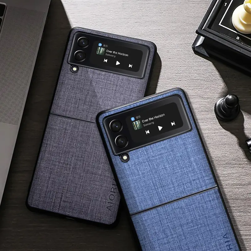 Samsung Z Fold3 5g Phone Case Anti-Fingerprint Canvas - Image 5