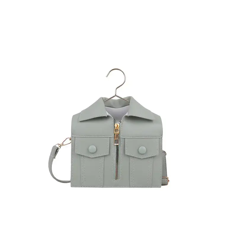 Tanned Leather Shoulder Messenger Bag with Hanger