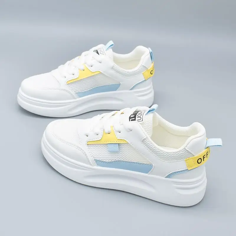Women's White Chunky Sneakers 2022 Spring Casual Sports — feature 12
