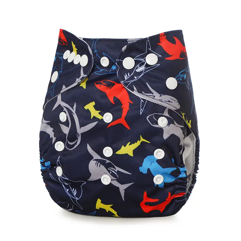 Digital Printed Leak-Proof Infant Diaper Pants - Image 9