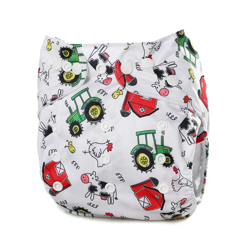 Digital Printed Leak-Proof Infant Diaper Pants - Image 13