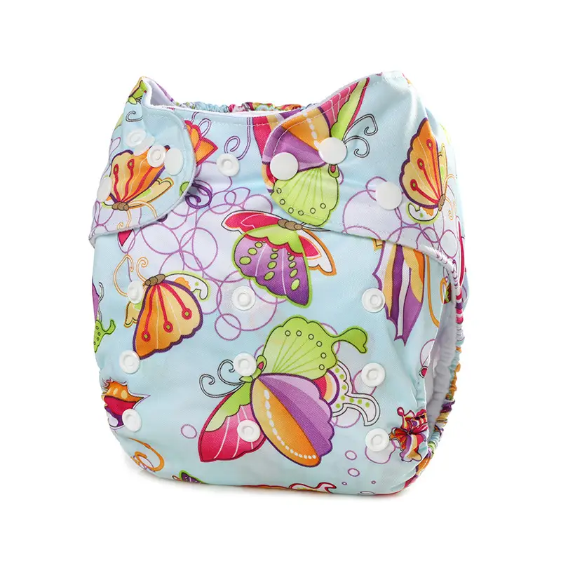 Digital Printed Leak-Proof Infant Diaper Pants - Image 14