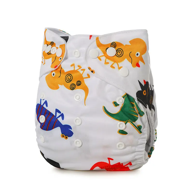 Digital Printed Leak-Proof Infant Diaper Pants - Image 17