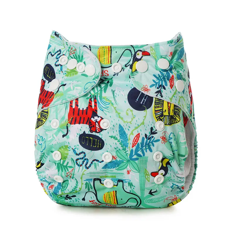 Digital Printed Leak-Proof Infant Diaper Pants - Image 26