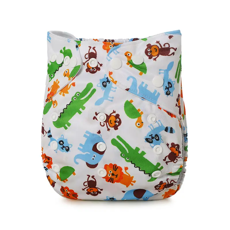 Digital Printed Leak-Proof Infant Diaper Pants - Image 36