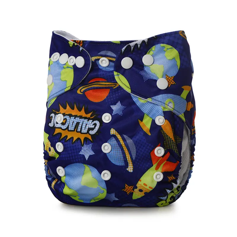 Digital Printed Leak-Proof Infant Diaper Pants - Image 38