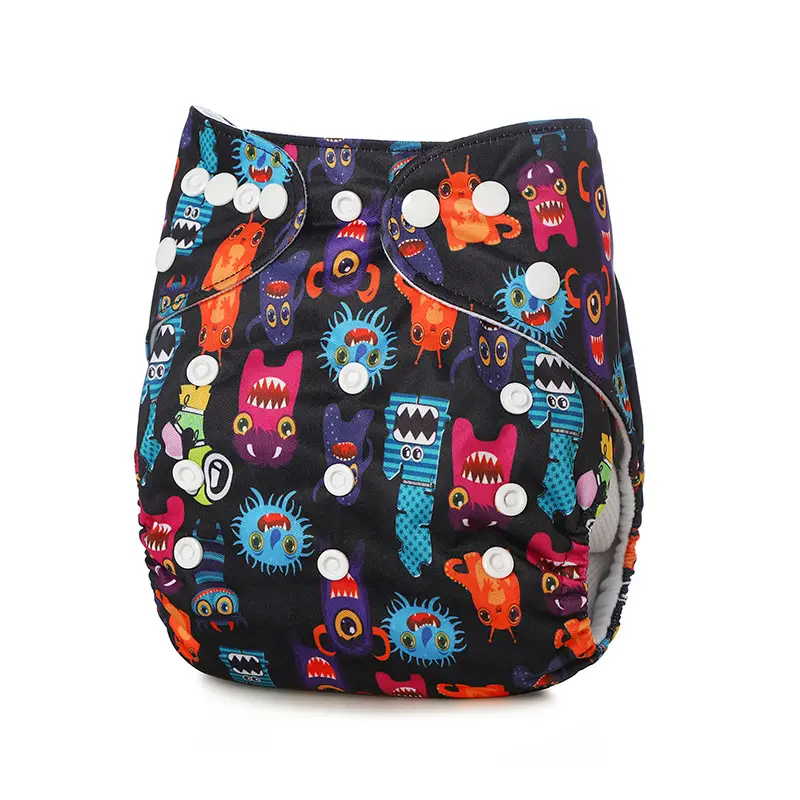 Digital Printed Leak-Proof Infant Diaper Pants - Image 41