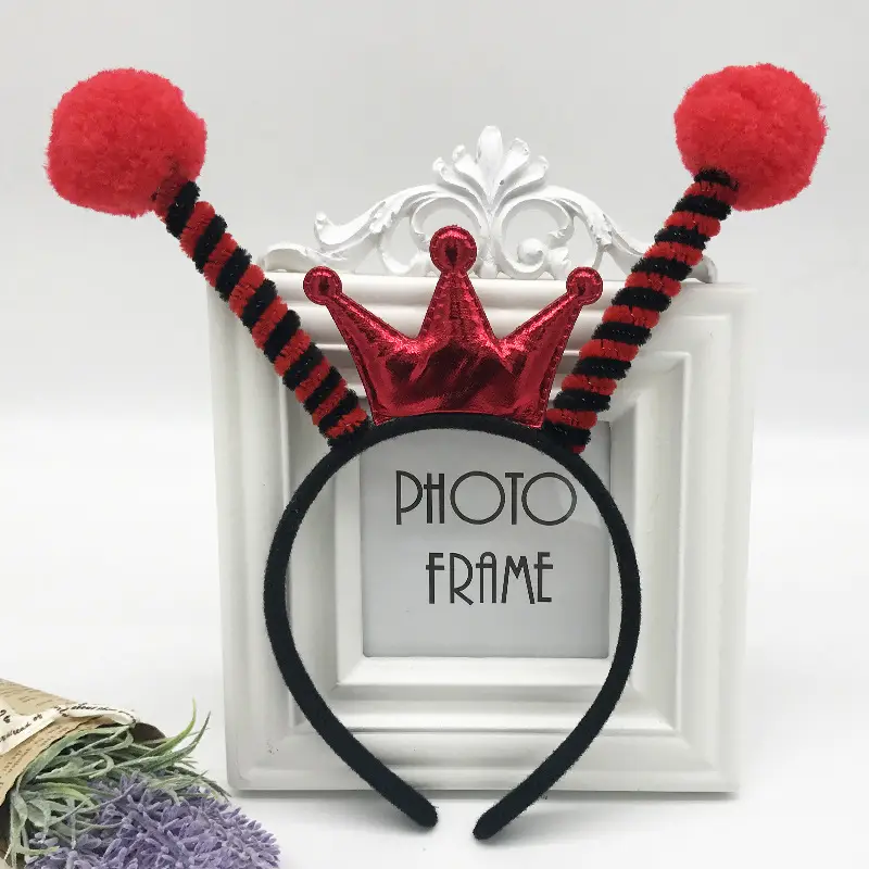 Green Cotton Bee Antenna Headband for Kids - Image 18