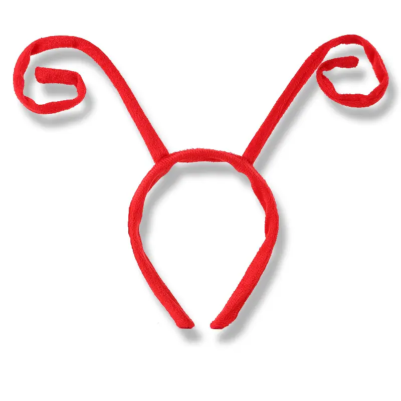 Green Cotton Bee Antenna Headband for Kids - Image 2