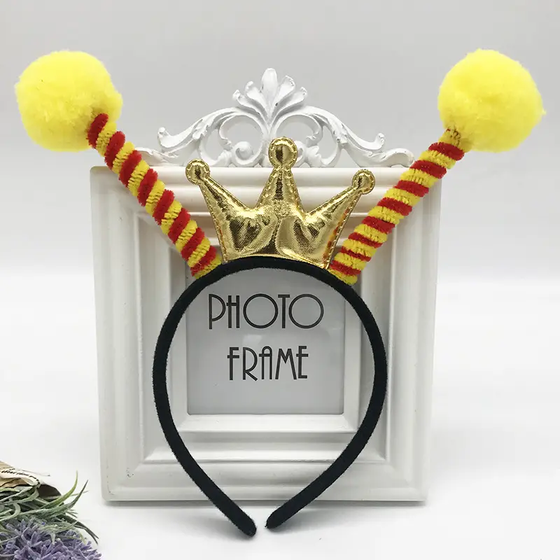 Green Cotton Bee Antenna Headband for Kids - Image 20