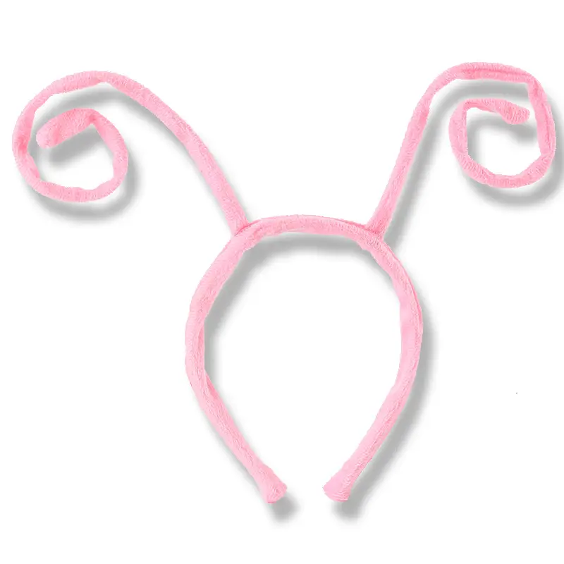Green Cotton Bee Antenna Headband for Kids - Image 4