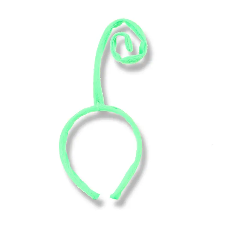 Green Cotton Bee Antenna Headband for Kids - Image 8