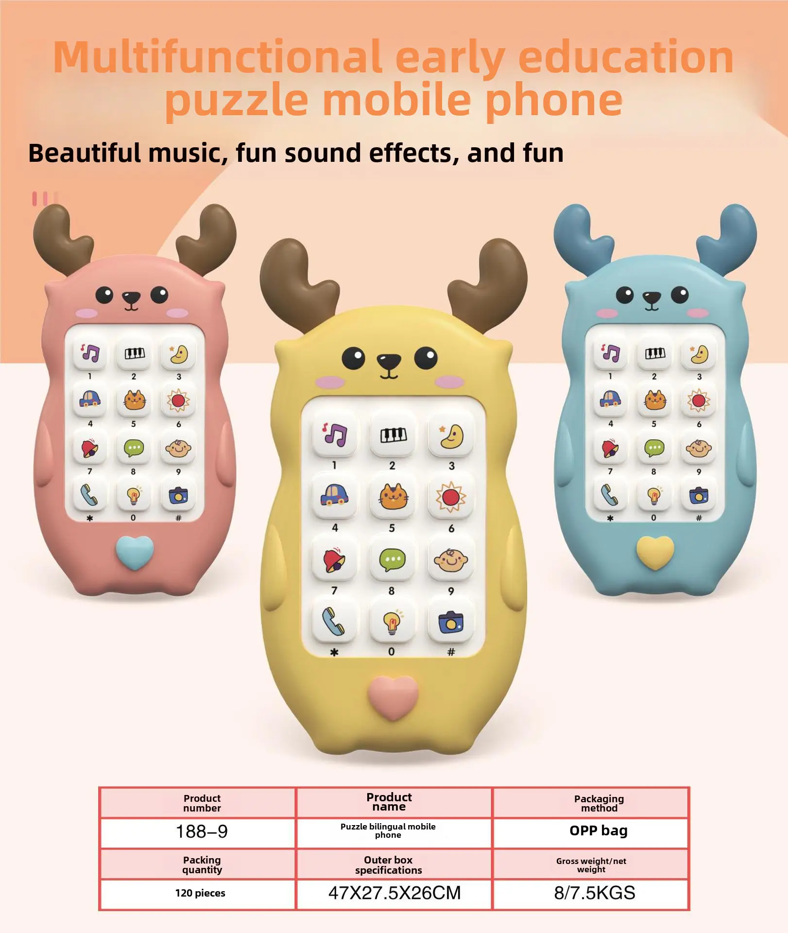 Baby Mobile Phone Toys for Kids Music Early Education - Image 4