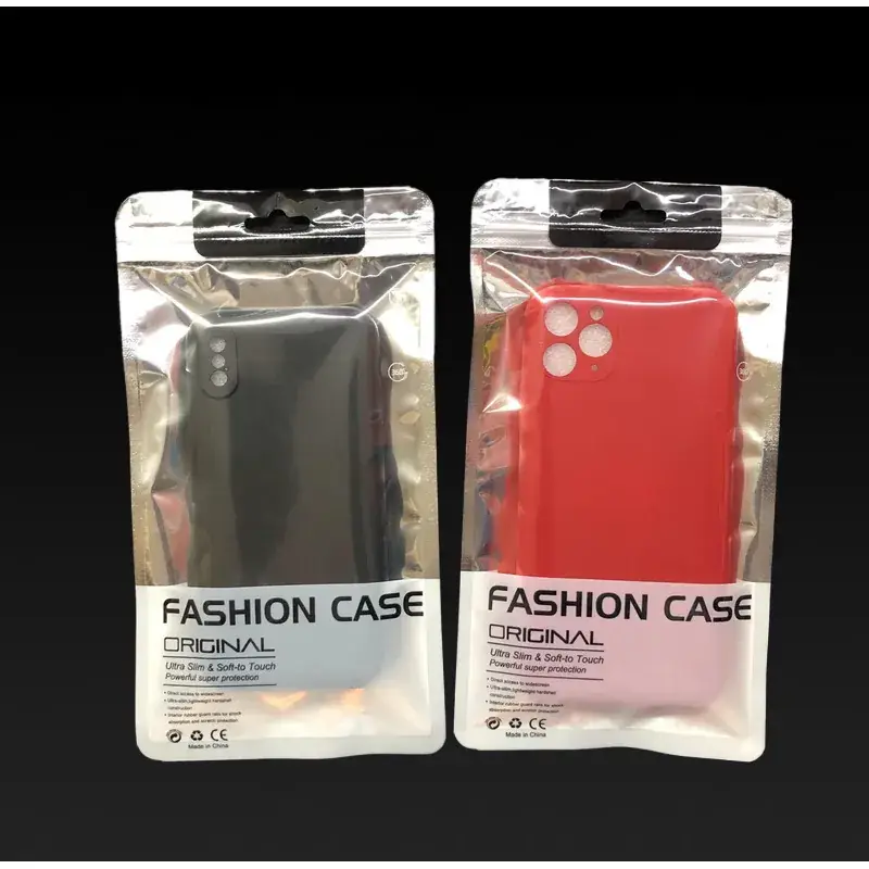 Fashion Phone Case Waterproof Red Black One-Piece Drop Ship - Image 4