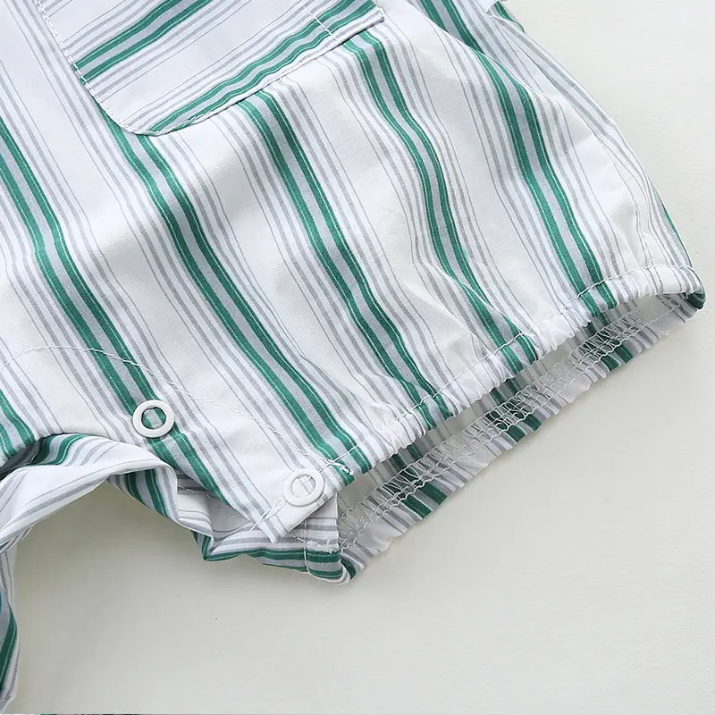 Baby Green Striped Hare Pants for Boys 2802 - Image 4