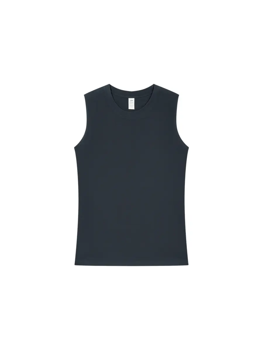 Men's Pure Cotton Black Sleeveless Vest - Image 10